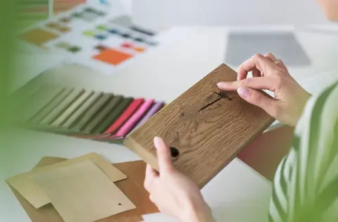 Materialen keuken van de zaak